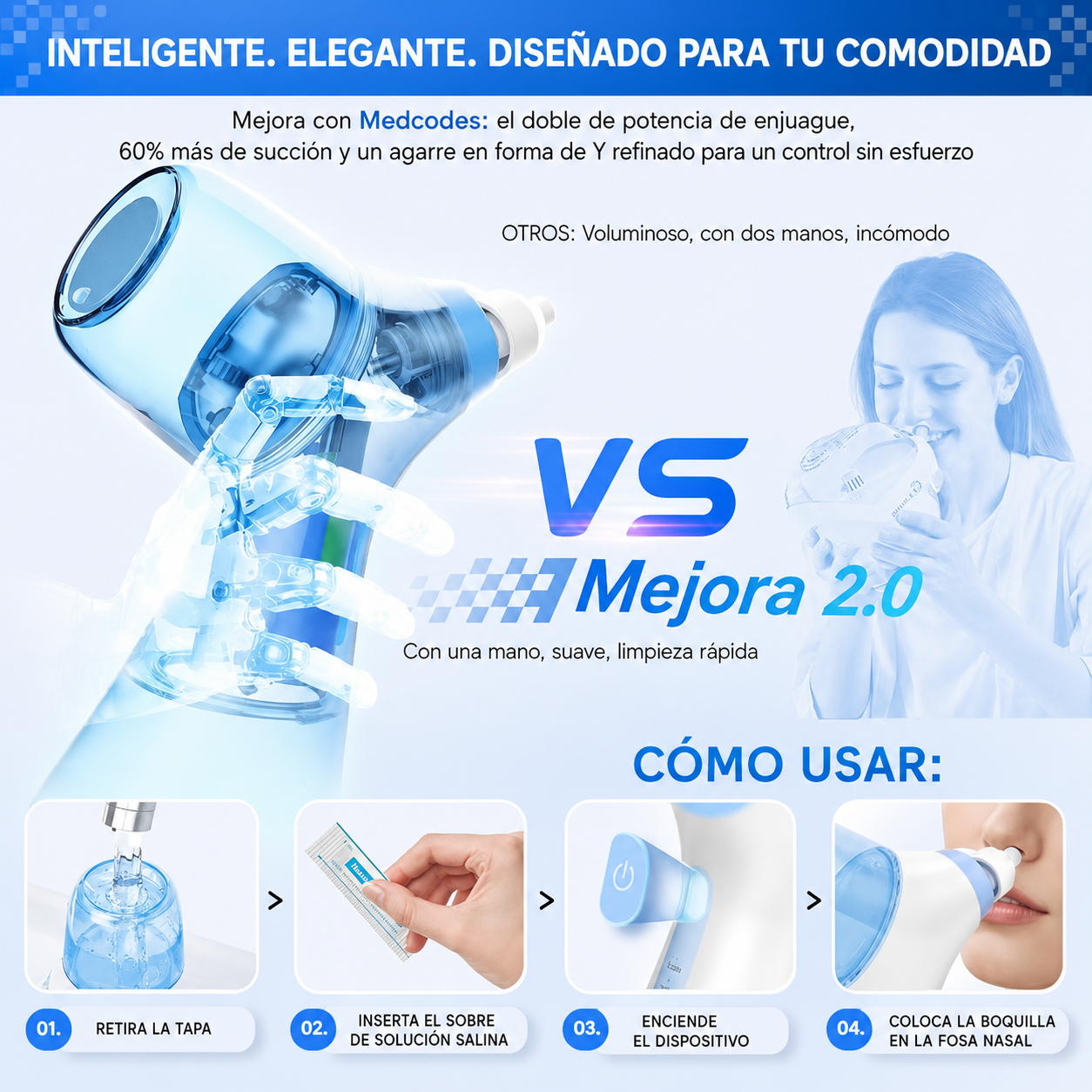 waterforce2.0 irrigador nasal